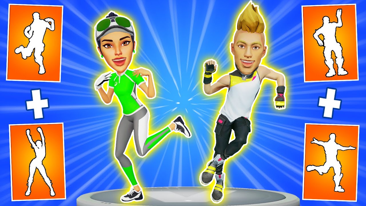 What happens if mix two Fortnite dances in one. Part 31. Flux emote + Bhangra Boogie dance.