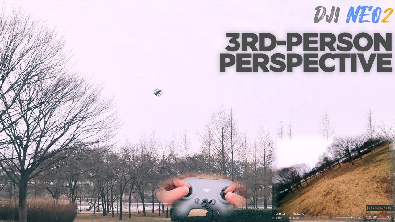 DJI NEO 2 External Camera View | Freestyle Maneuvers & Handling | NEO2 FPV | Manual mode