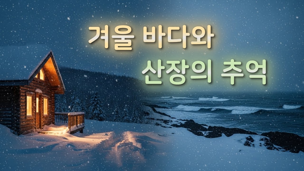 눈 내리는 밤, 바다와 산장 사이 | 겨울 밤, 혼자 남은 감정