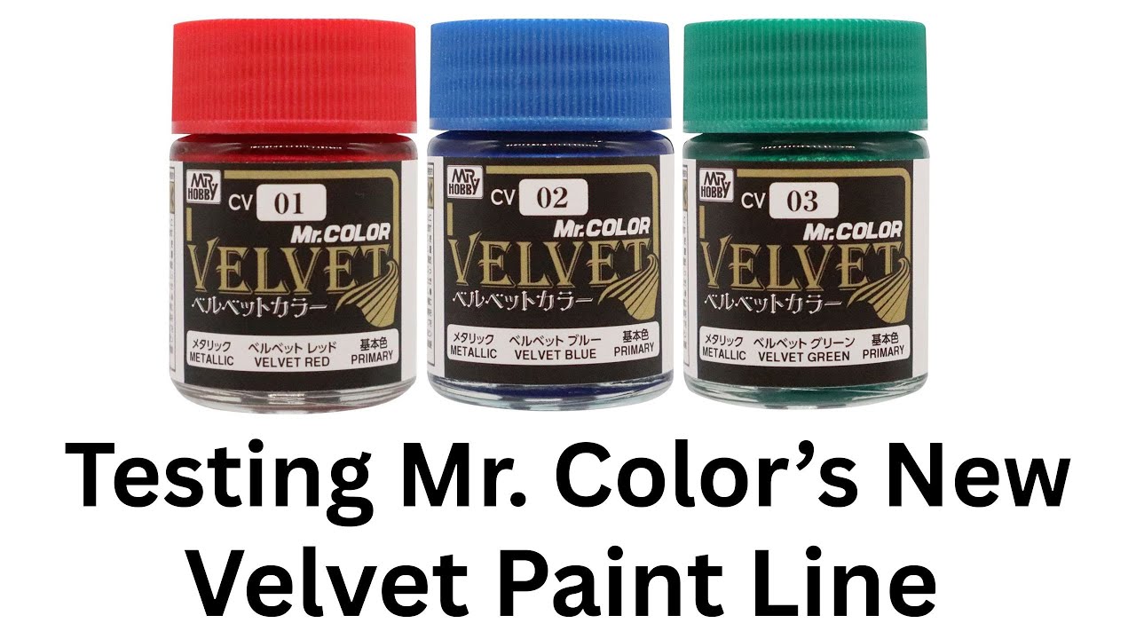 Testing Mr. Color's New Velvet Paint Line