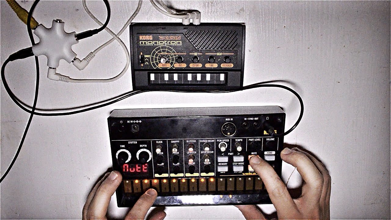 Korg Volca Beats | Korg Monotron Delay | Feedback Loop