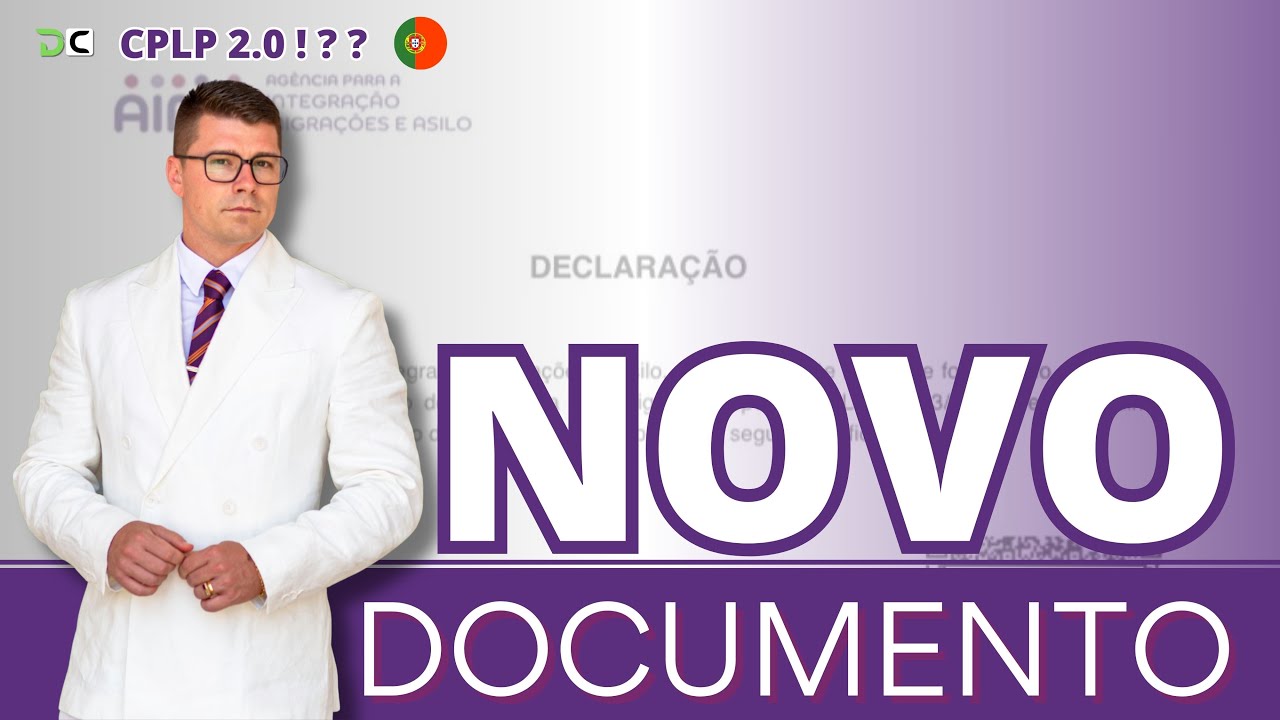 SAIU NOVO DOCUMENTO PARA QUEM PEDIU CPLP! (Ep. 1580)