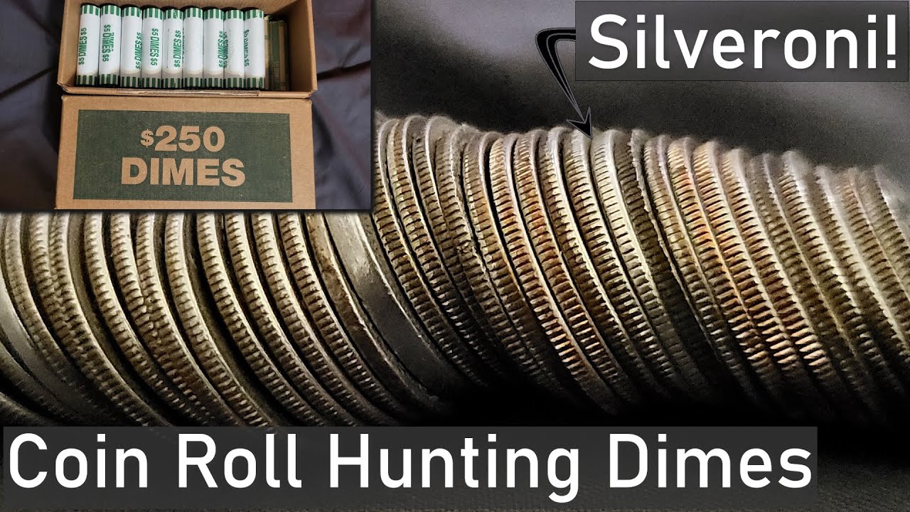 Finally...Silver!! | Coin Roll Hunting Dimes!