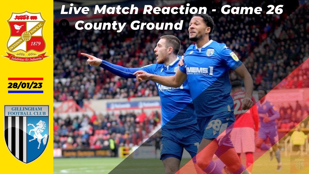 Swindon Town vs Gillingham  - German Gills Show - 28/01/2023 - Highlights