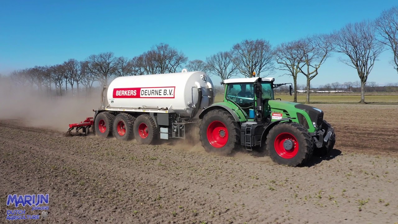 Injecting slurry | Fendt 936 Vario + *Special* slurry tank | Bouwland injecteren | Berkers Deurne BV