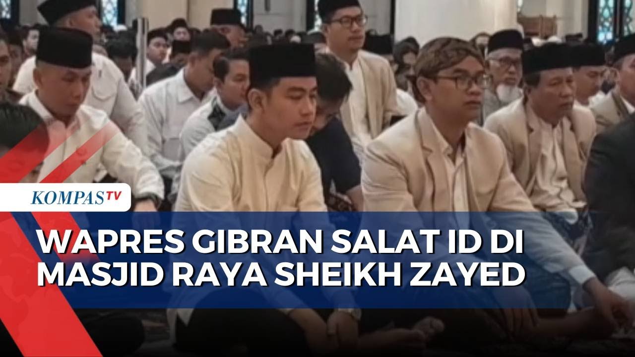 Wapres Gibran Salat Iduladha di Solo, Sumbang Sapi Seberat 1 Ton