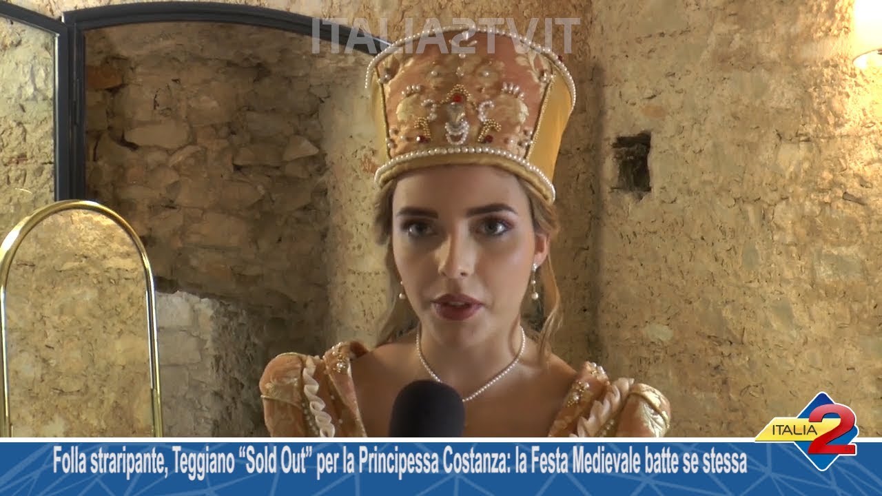 Folla straripante, Teggiano “Sold Out” per la sua Principessa Costanza