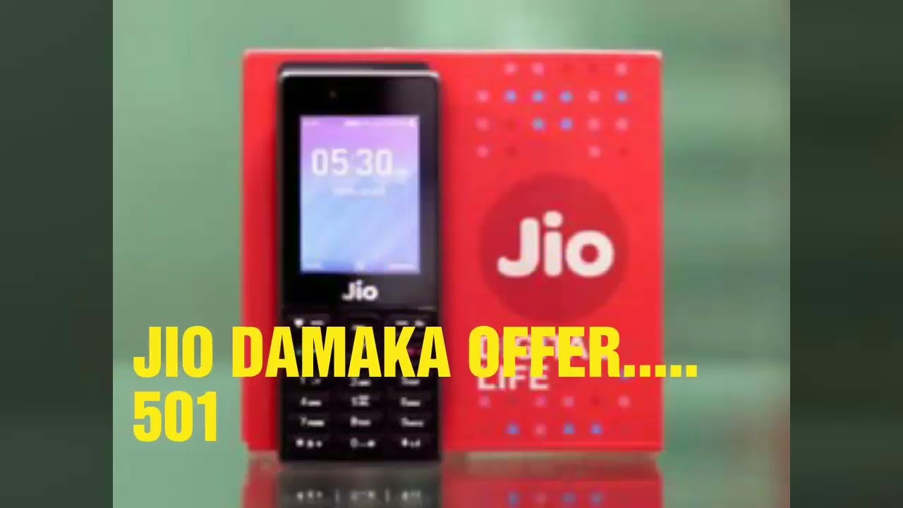 Jio phone only 501rs