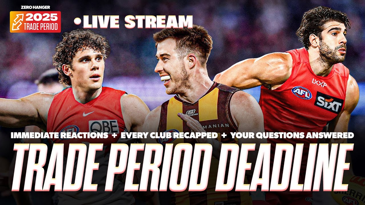 Trade Deadline Day! LIVE REACTIONS | AFL Trade Period