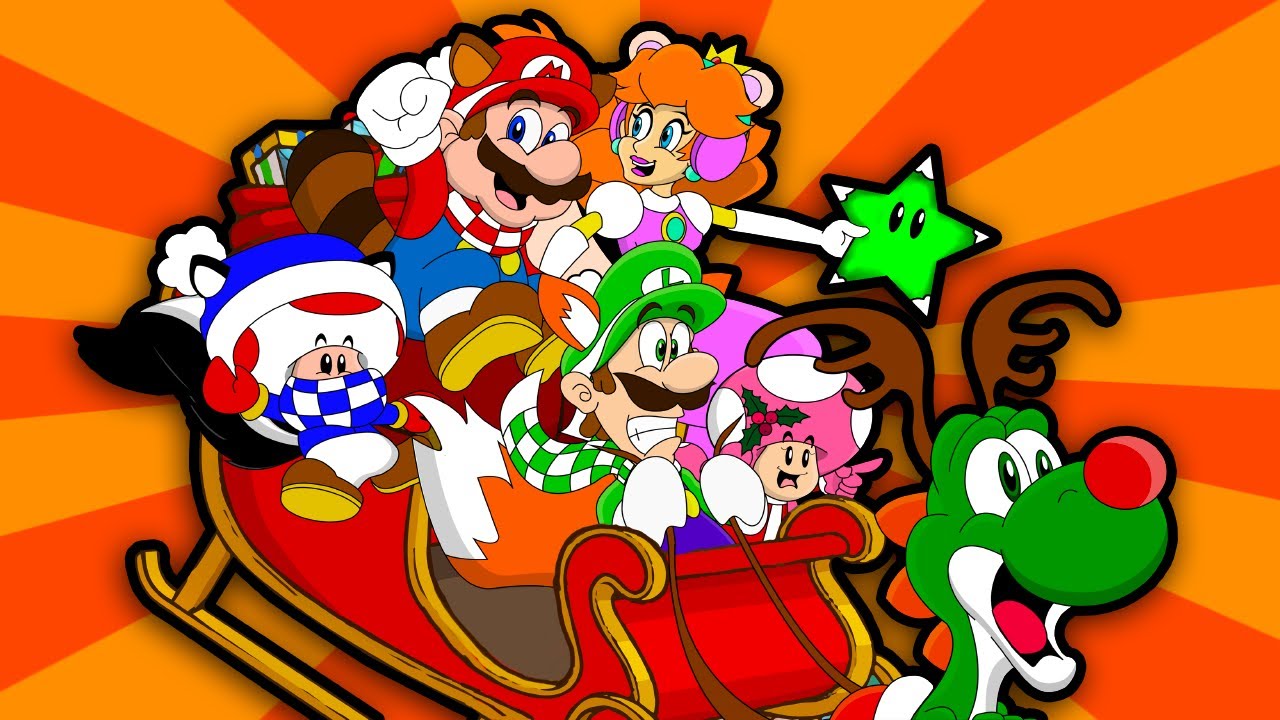 BEST Super Mario Holiday Rom Hack EVER?! - MERRY CHRISTMAS from Blue Television Games