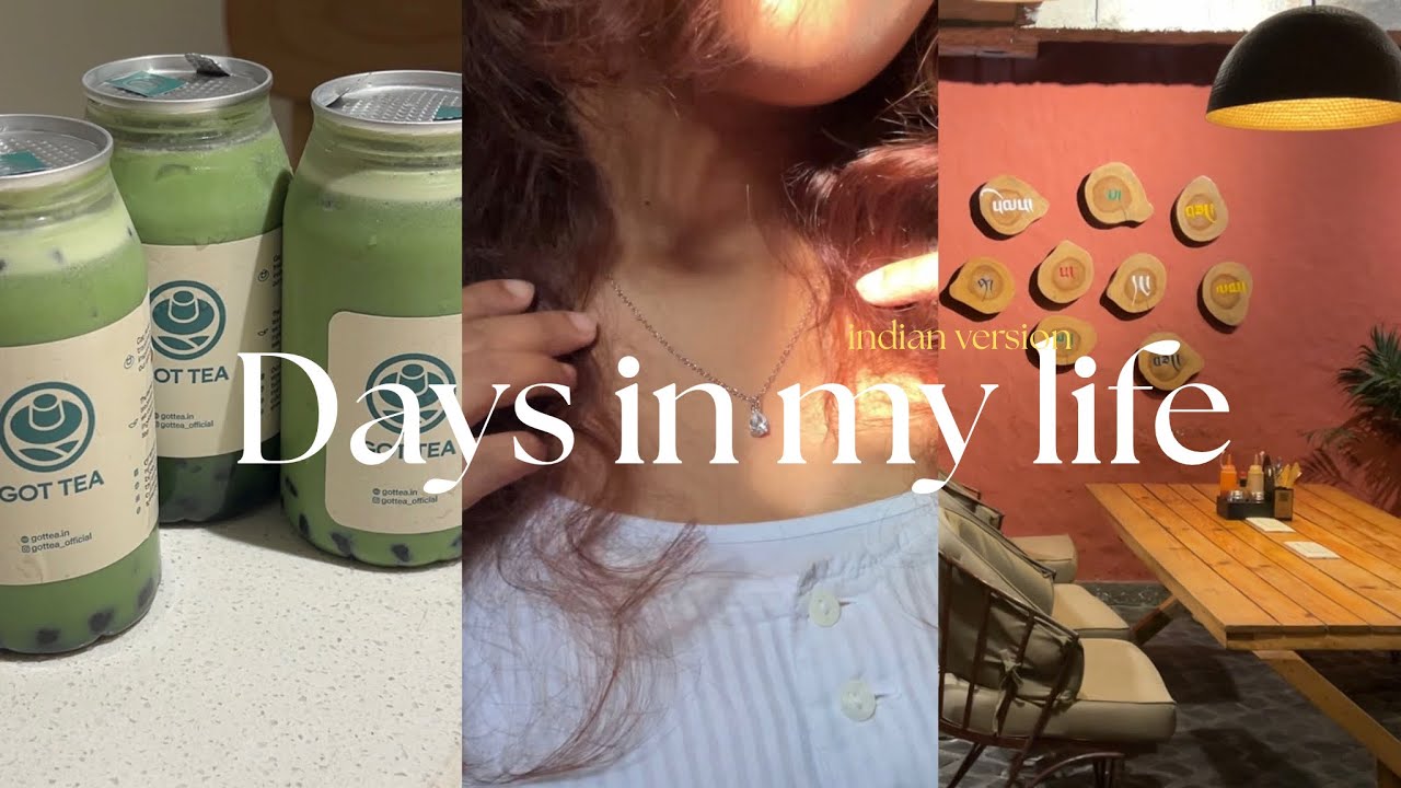 daily vlog of an indian girl📀girl dates,blind box,cafes,cute stuffs,hauls