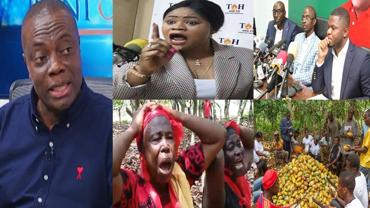 Musah Danquah landed in fresh tróuble as Jennifer Queen clashés him on cocoa price reduction survey