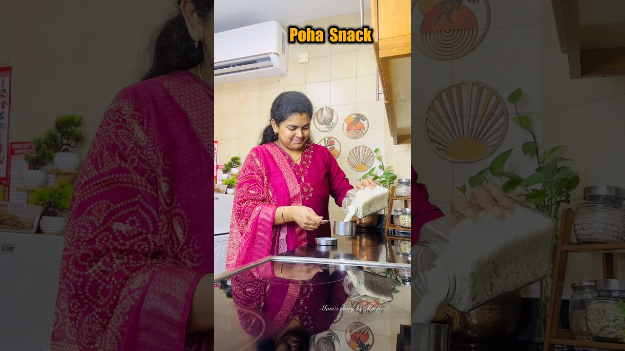 Have you tried this with Atuku...#shorts #ytshorts #teluguvlogs #recipe #snacks #poha