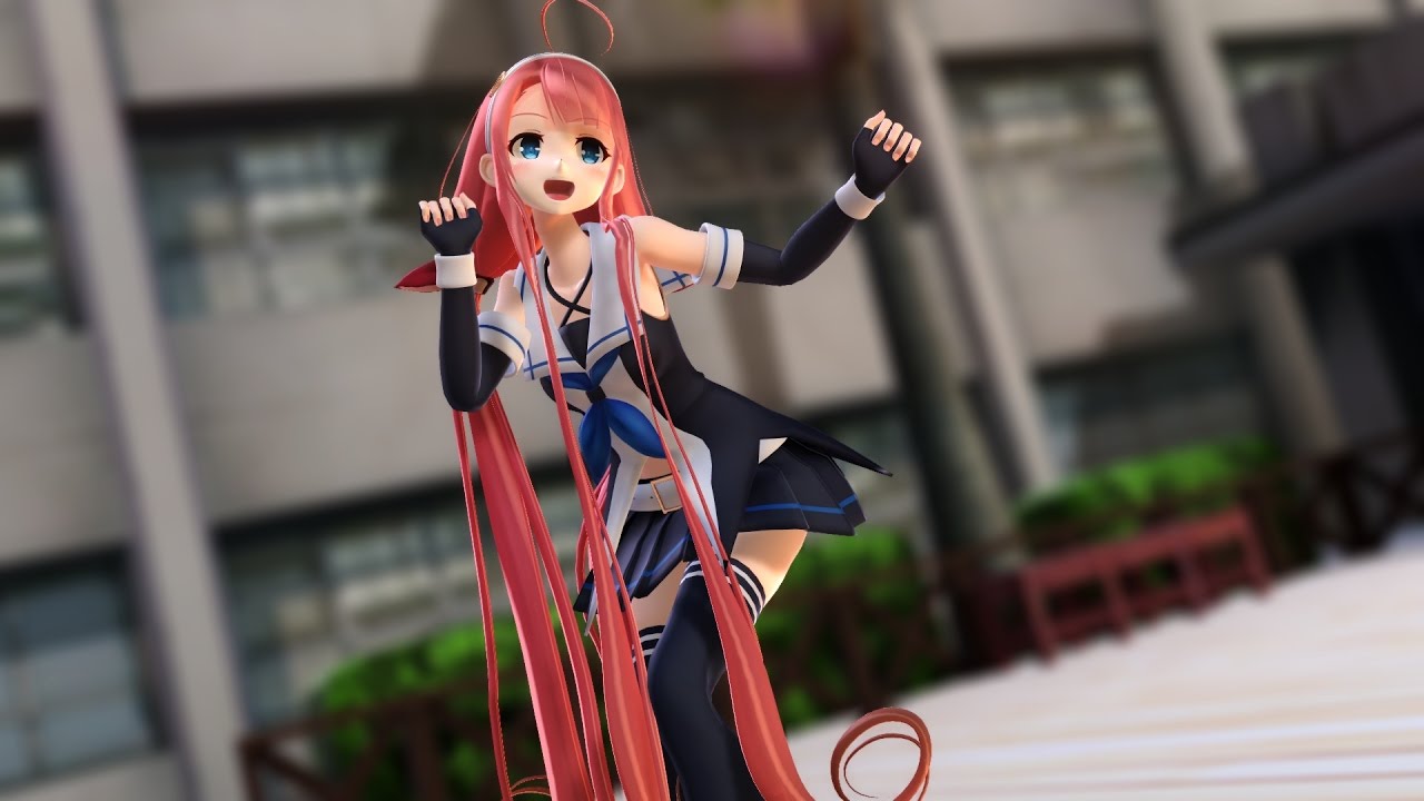 【艦これMMD】『恋愛デコレート』【1440p-60fps or WQHD】江風