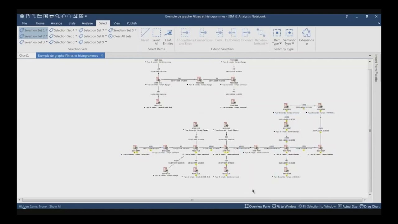 i2 Analyst's Notebook - Selection Sets