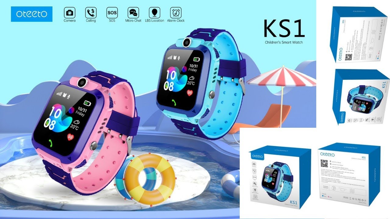 OTEETO KS1 Children's Smart Watch Camera Sim Calling