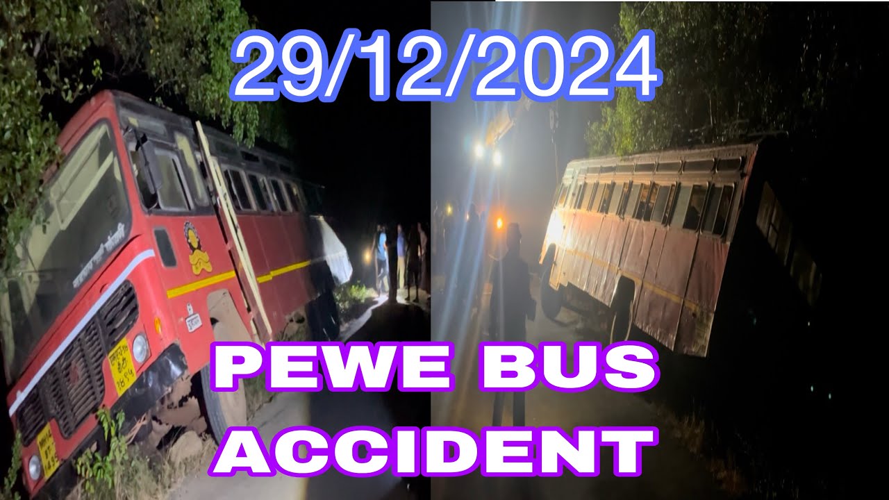 Pewe me ek aure Bus ACCIDENT | passengers SAFELY bahar nikaale gaye | 29/12/2024 | Akbar Siraj