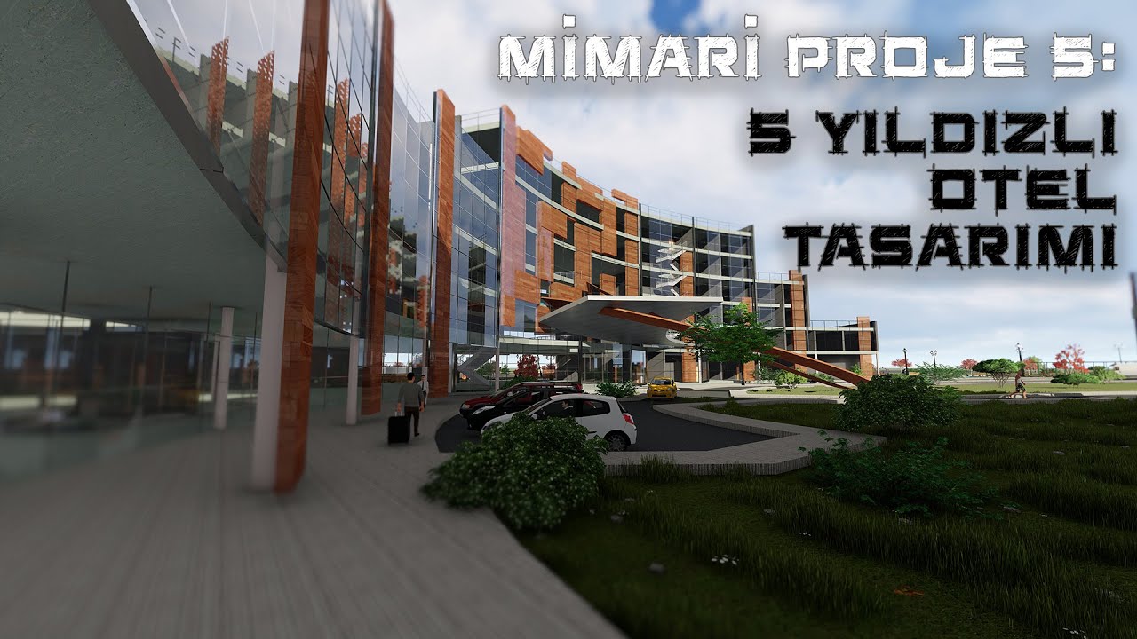 Mimari Animasyon |Mimari Proje | 5 | Yıldızlı Otel Tasarımı | Edirne | Kapıkule Yolu Üzeri