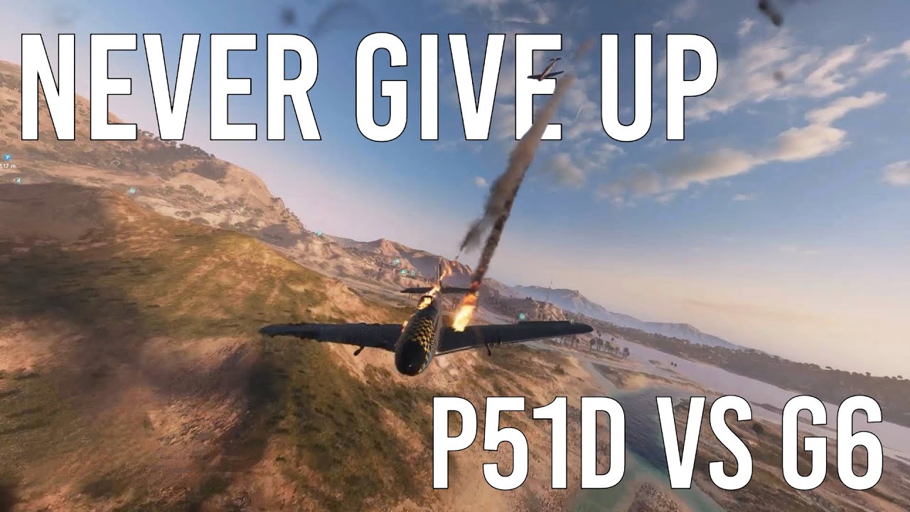 Never Give Up | P51D vs G6 Dogfight | Battlefield V