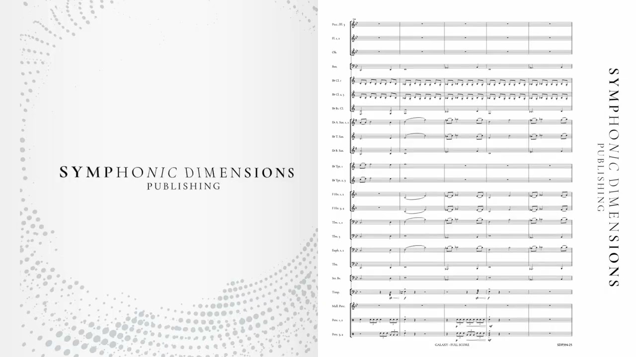 SDP394-25 GALAXY (Concert Band) - Francois Rousselot