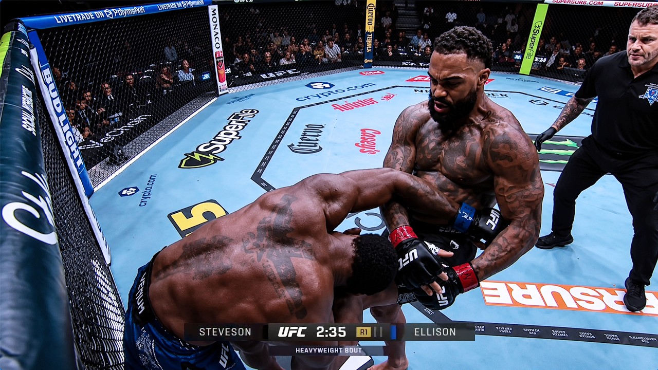 Gable Steveson vs Elisha Ellison FULL FIGHT HIGHLIGHTS | UFC 329