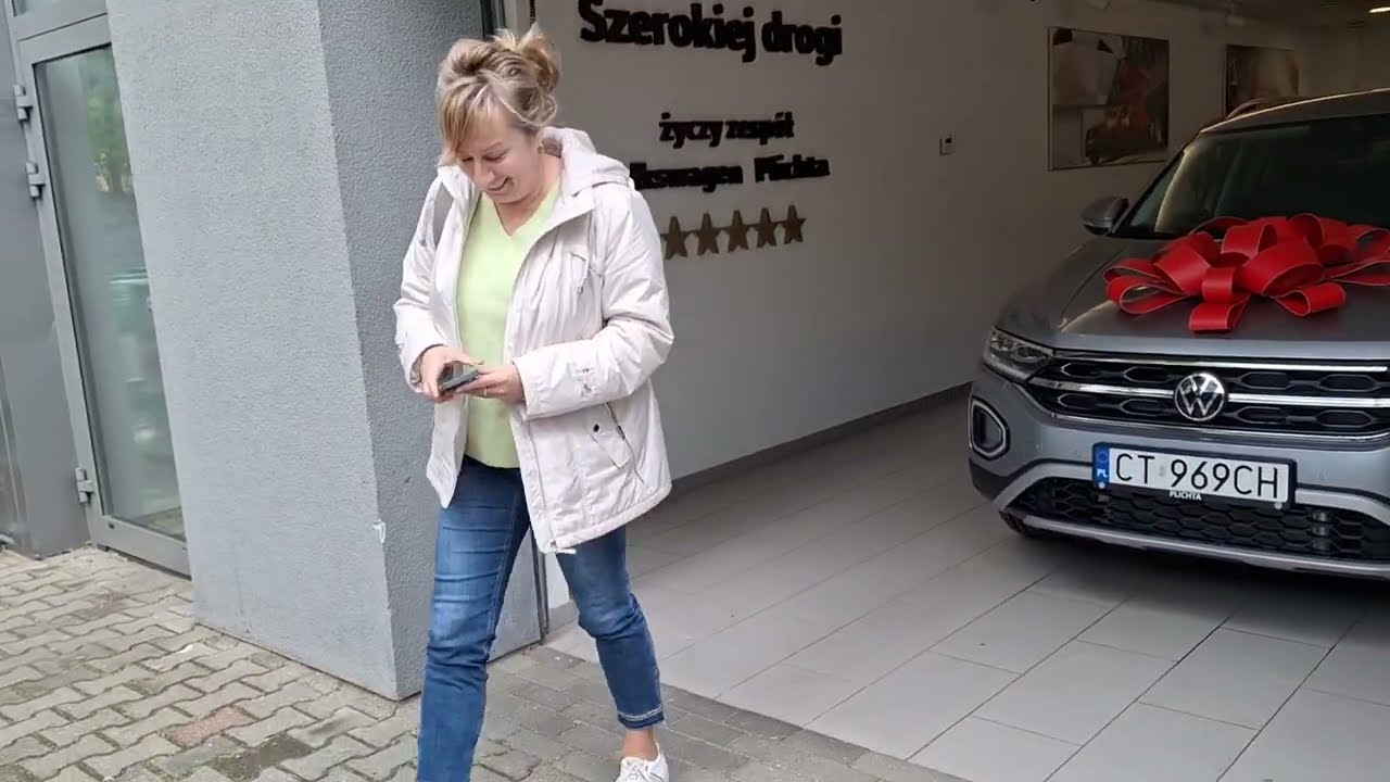 VW T-ROC 1.5 automat. Odbiór i pierwsza jazda testowa.