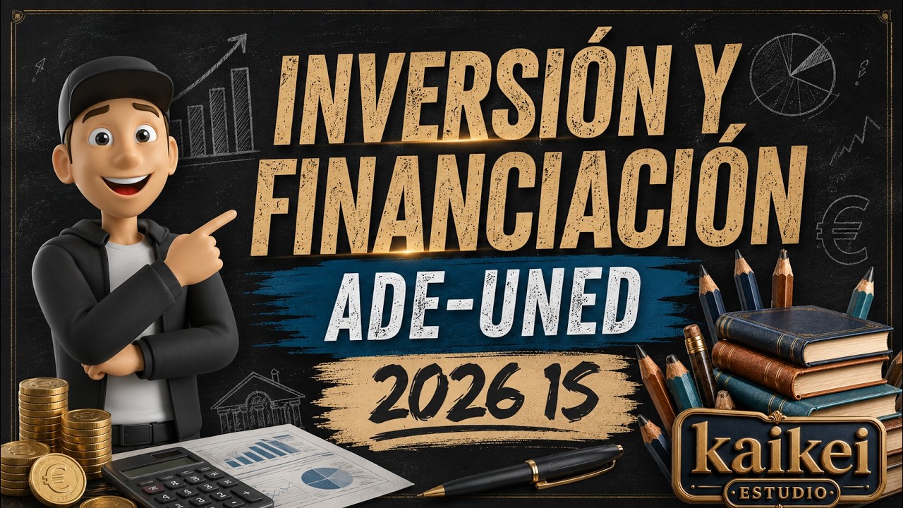🎓 📘 Inversión y Financiación (ADE UNED)🎓 📘 | Test comentado paso a paso