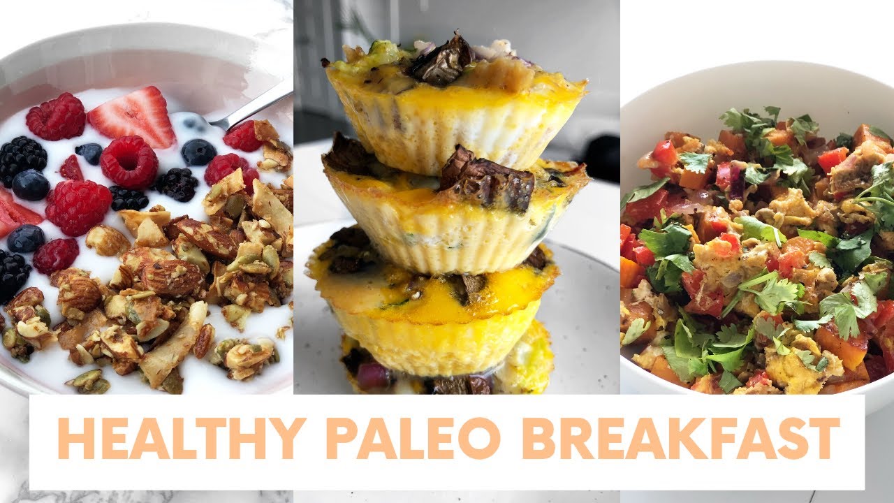 3 Healthy Paleo Breakfast Recipes | Gluten and Dairy Free