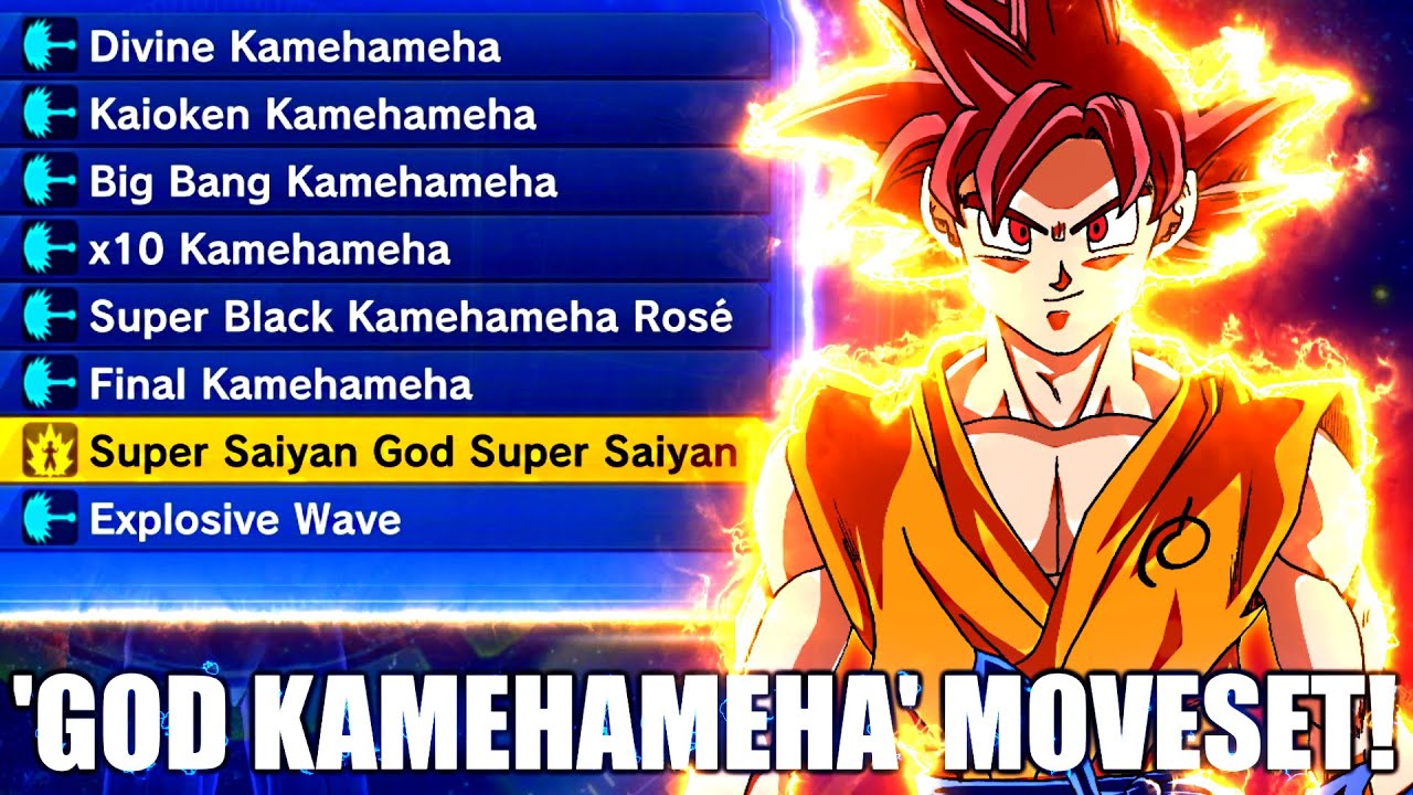 Full 'God Kamehameha' Themed Moveset! | Dragon Ball Xenoverse 2