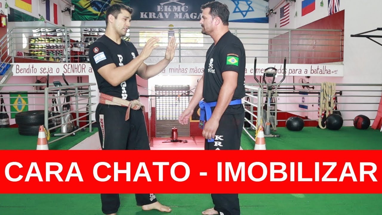 COMO IMOBILIZAR UMA PESSOA CHATA - DEFESA PESSOAL KRAV MAGA