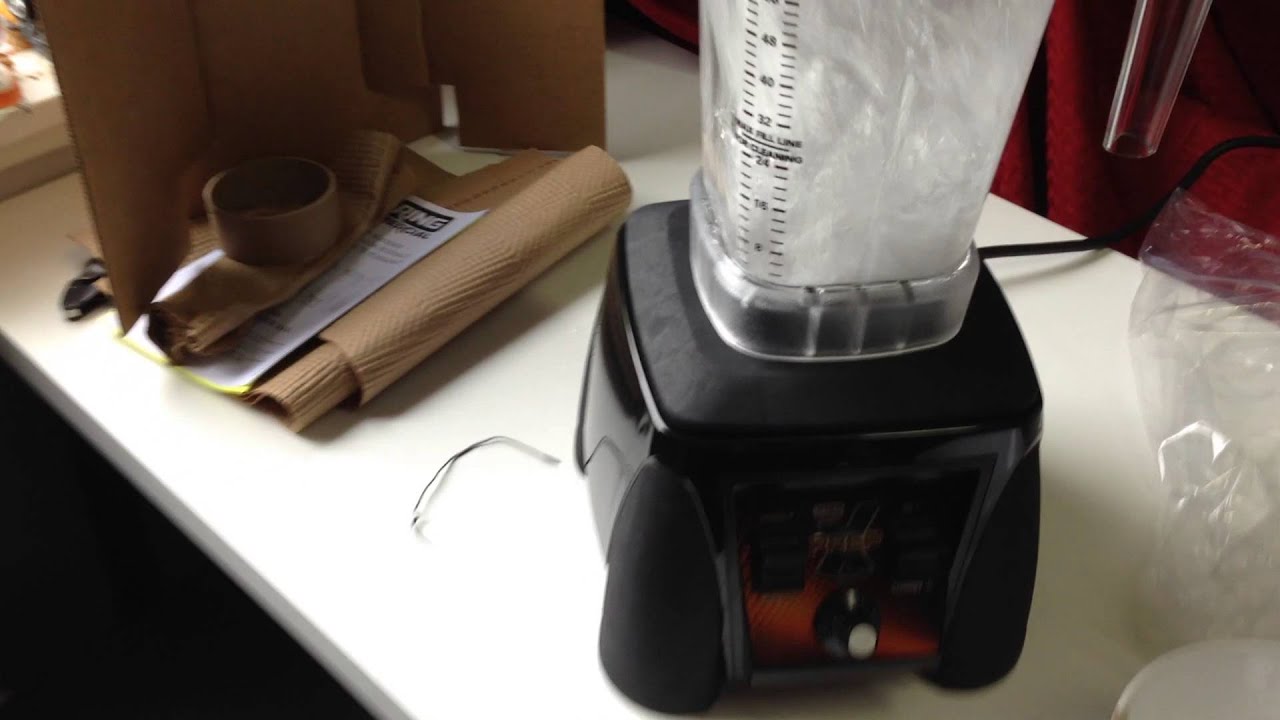 Waring Commercial MX1200XTX Xtreme, Is this normal?