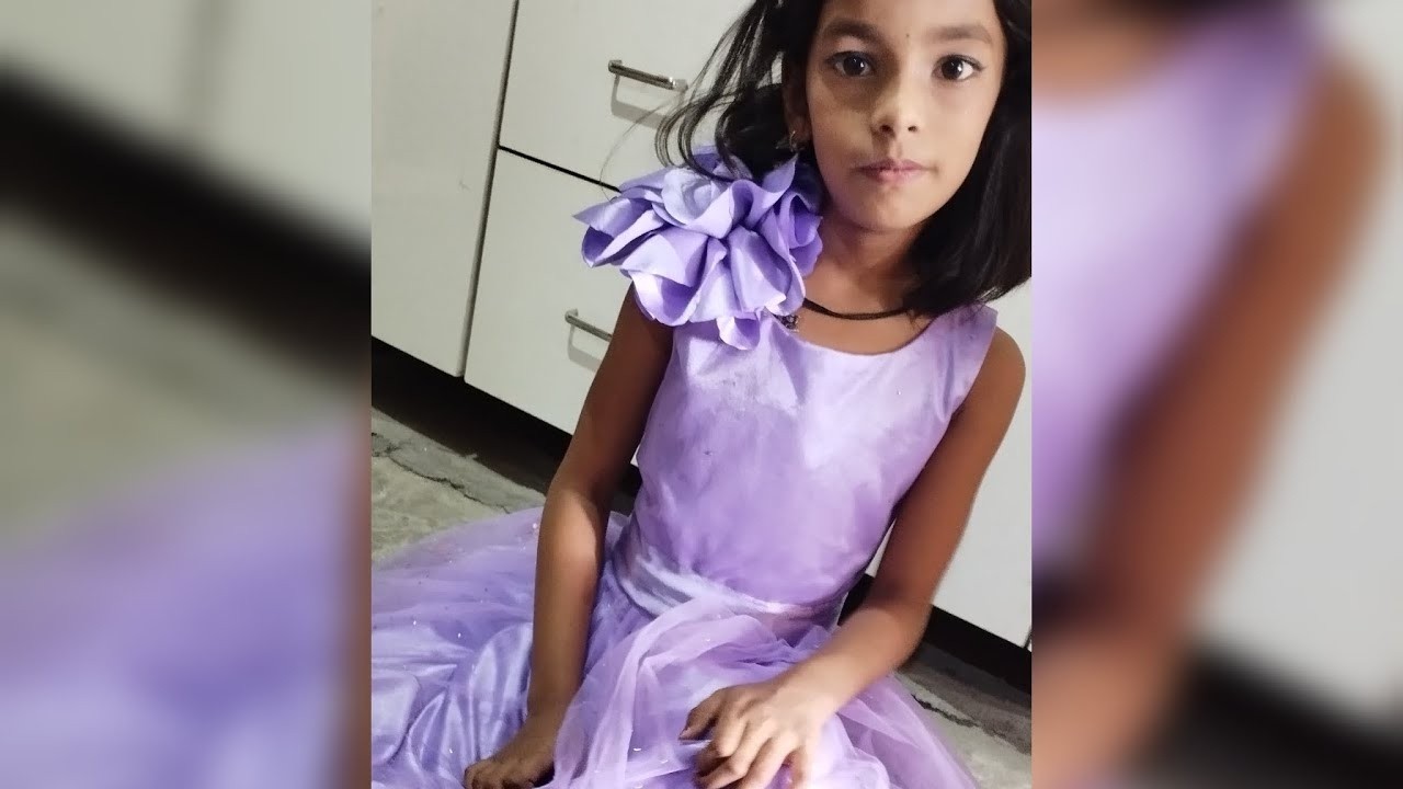 Party Wear Gown/Frock for Girl Cutting