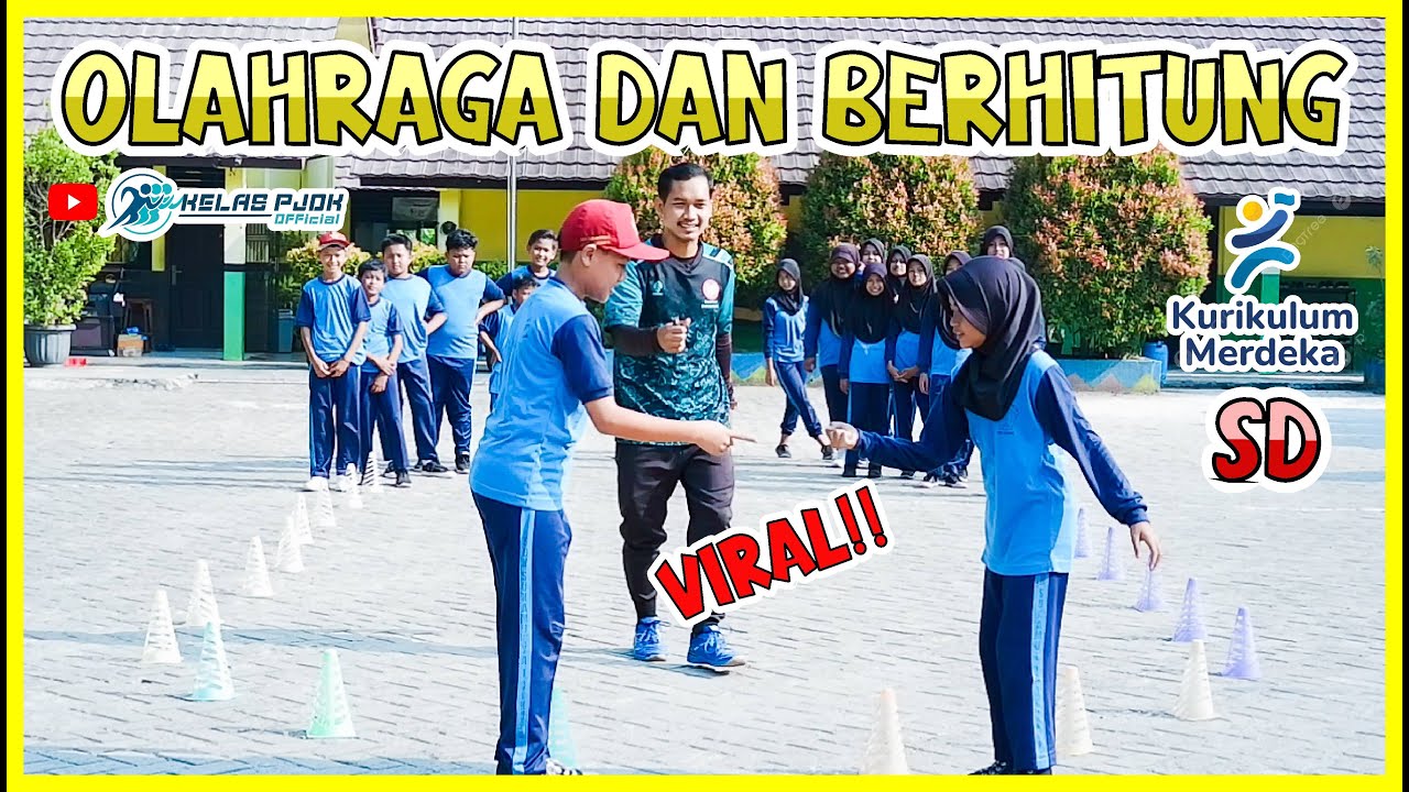 SERU BANGET! PEMBELAJARAN PJOK SD PERMAINAN LOMPAT LOKOMOTOR | KELAS PJOK OFFICIAL
