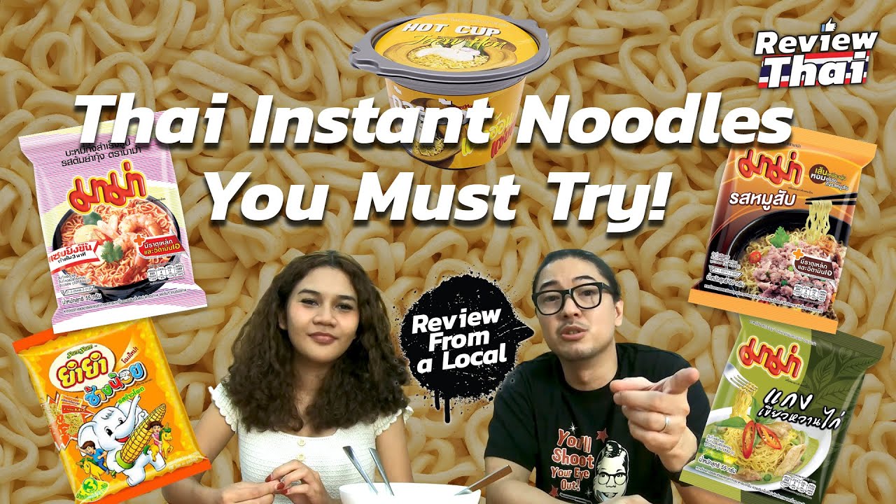 🍜Thai Instant Noodles You Must Try! | Thailand Guide