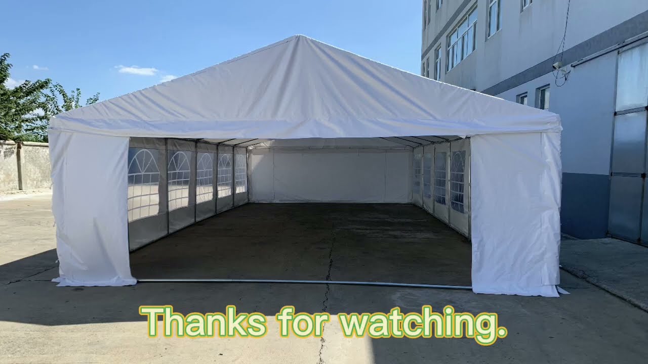 6x12m pvc party tent white DIY