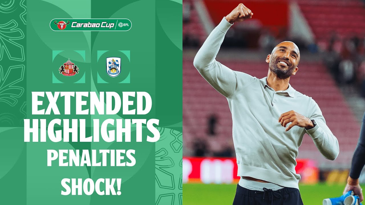 PENALTIES SHOCK! | Sunderland v Huddersfield Town extended highlights
