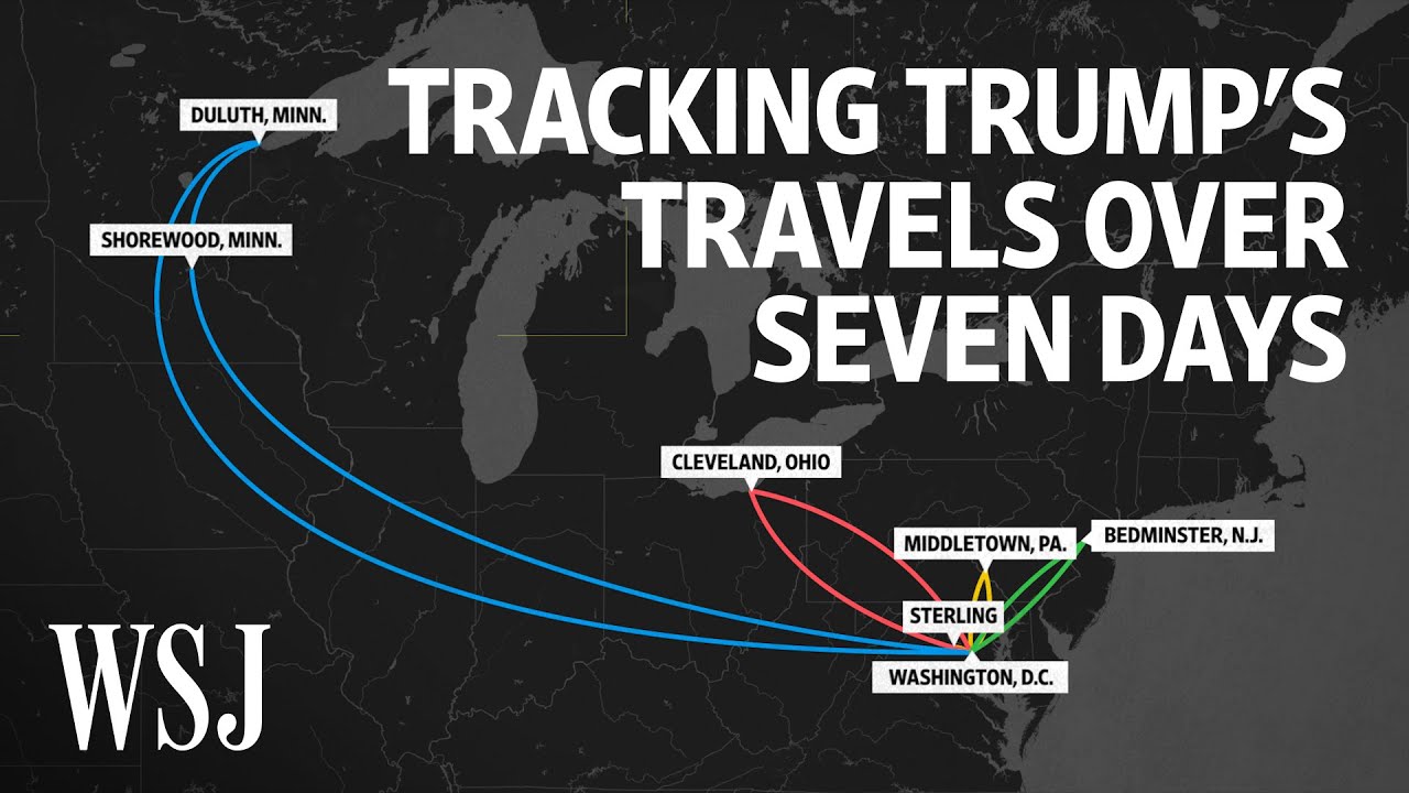 Trump Covid-19 Diagnosis: Tracking His Movements In the Seven Days Prior | WSJ