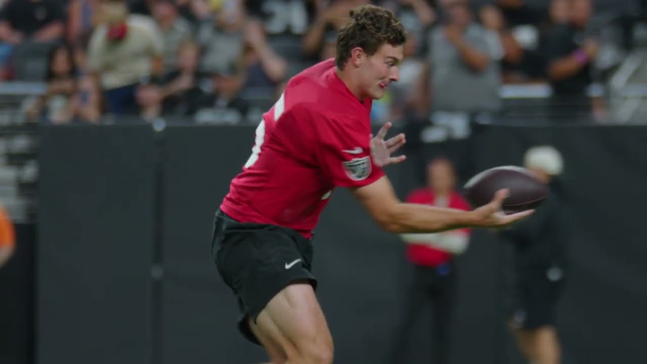RAIDERS OPEN PRACTICE IN 4K MENDOZA, KIRK COUSINS & MAXX CROSBY TAKE THE FIELD