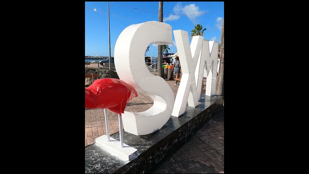 Travel to St Martin French side, Marigot West Indies. #shortvideo #travelvlog 😎