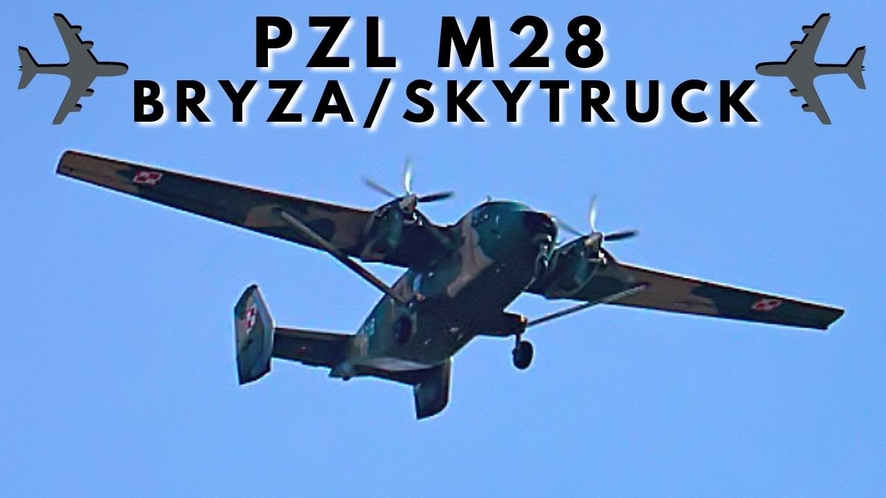 PLZ M28 Bryza / Skytruck | Lądowanie na lotnisku EPRZ Rzesz&oacute;w - Jasionka