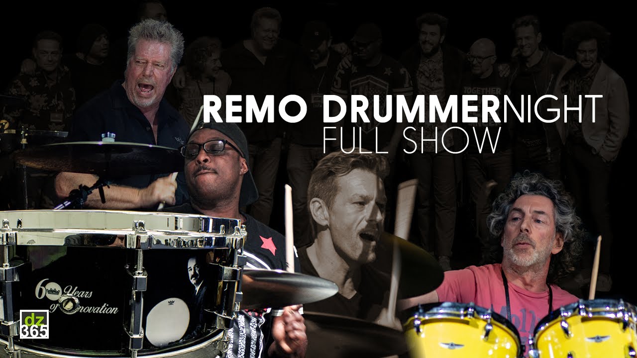 Remo Drummer Night FULL SHOW with: Simon Phillips, Thomas Lang, Tommy Aldridge and JR Robinson