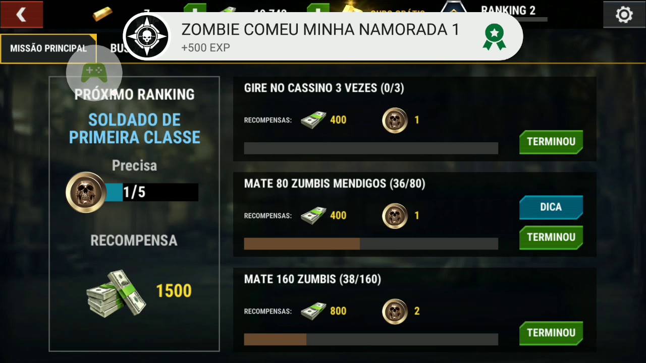 DEAD TARGET: Zombie (by VNG GAME STUDIOS ) Android - GamePlay(Brazil): Mission 3