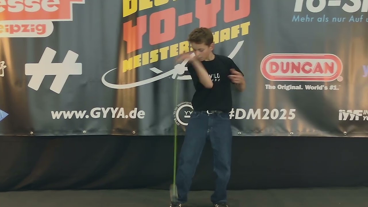 German Yoyo Nationals 2025 - 1A Prelim - 2nd - Clausius Winker
