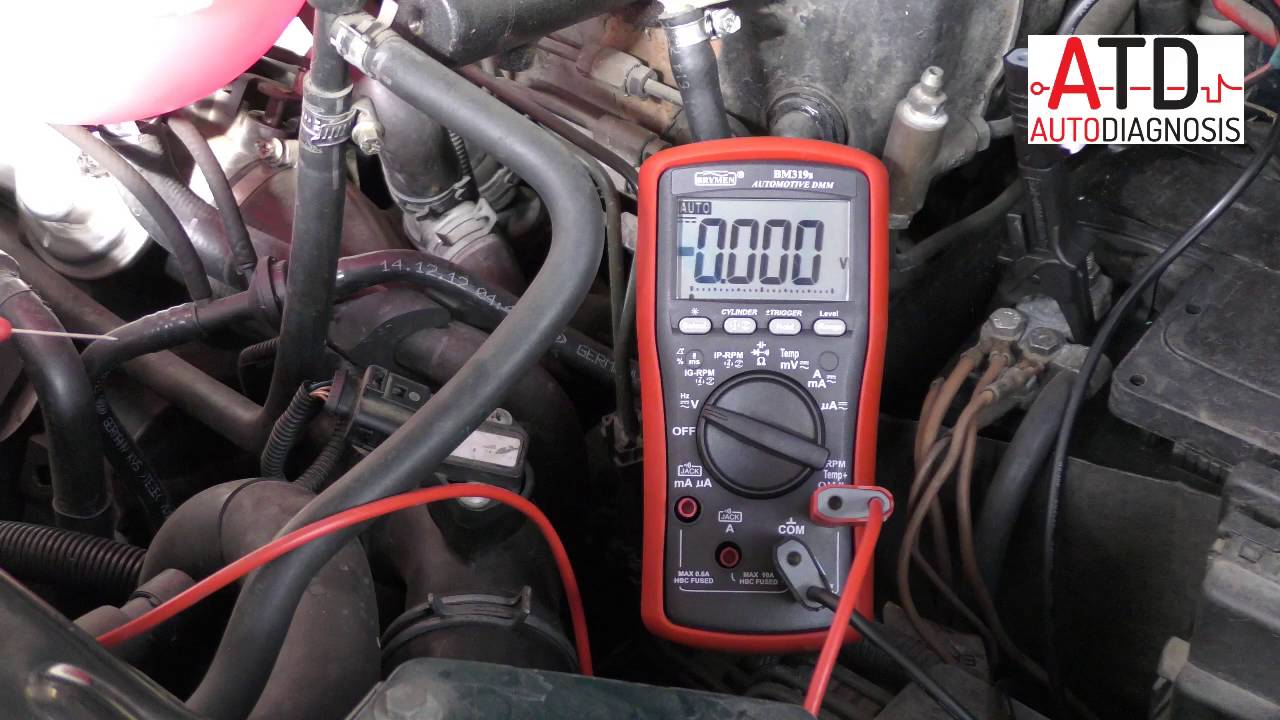 Verificando MAP 4 cables motor diésel.