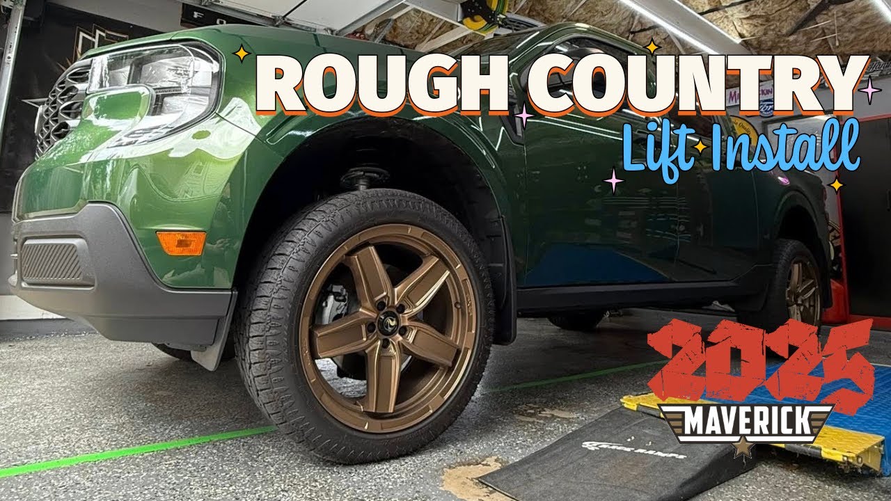 2025 Ford Maverick Rough Country Lift Install