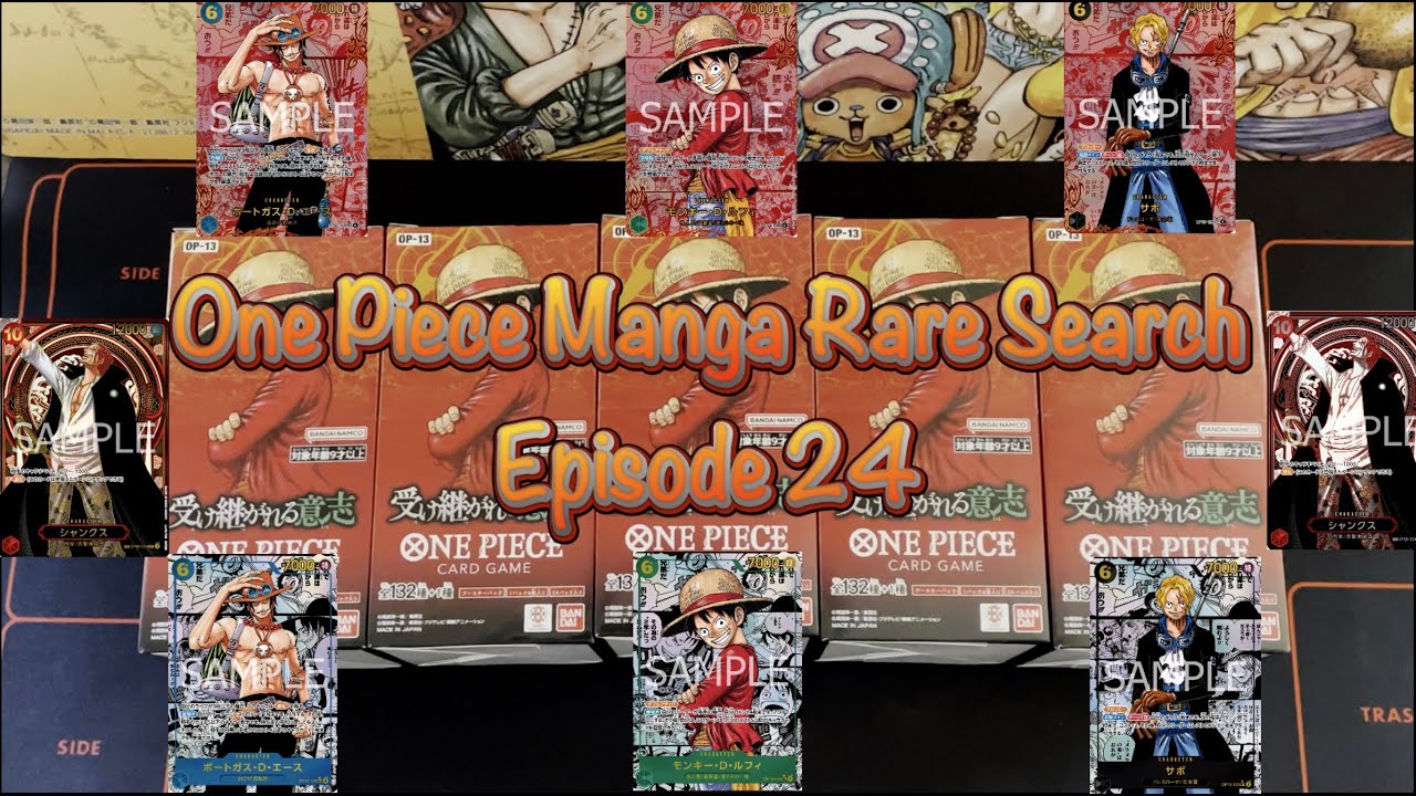 First look at NEW One Piece OP-13 Opening. Hit Rate Review and Manga Rare Search.