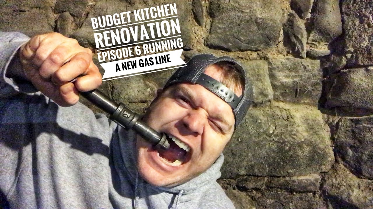 Budget Kitchen Renovation-Episode 6: Running a New Gas Line