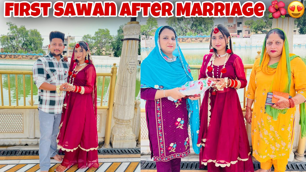 First Sawan After Marriage 🌺😍 | GOING TO MANDIR 🙏 | Mehandi 🥳 | Keep Support ❤️🙏🏻