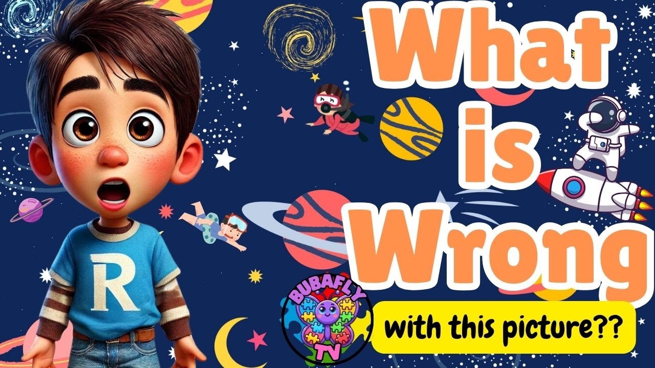 Bubafly TV - What is Wrong in the Picture? - Observation Skills