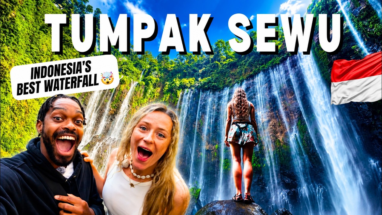 Tumpak Sewu Waterfall | The Most INSANE Waterfall In Indonesia?! 🤯 🇮🇩